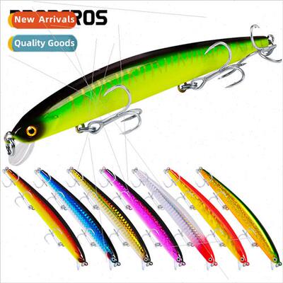 Road re 12.5cm Laser Minnow Triple Hook 15.5g Hard Ba 10 Col