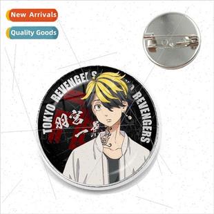 Gemstone Badge Tinplate Tokyo Vengeance Time Pin Avengers