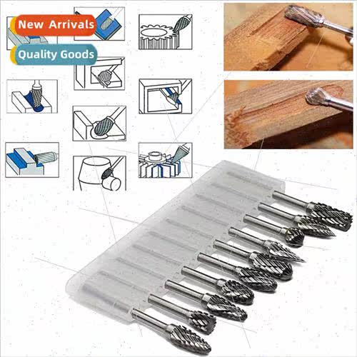 10 sets of 6mm set of tungsten steel grinding head tungsten