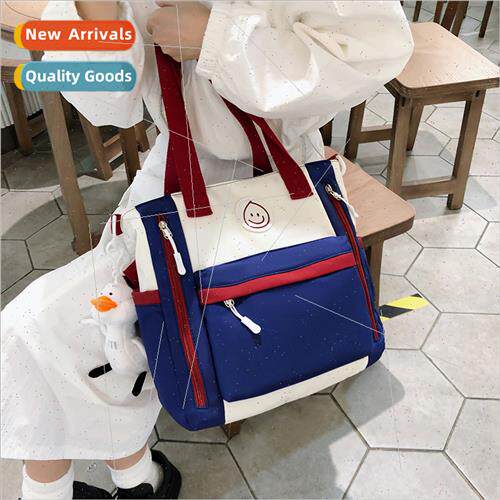 Large-capacy cramming bag student handbag carry book bag sho