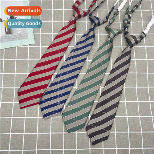 Fashion jk tie women dk striped tie no tie men college girls