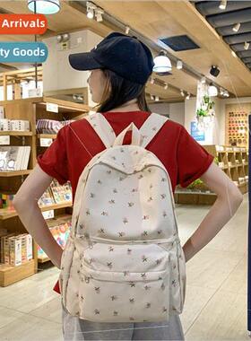 Schoolbag female junior college students backpack Mori schoo