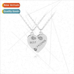 pendant best two Europe love friend petals heart good