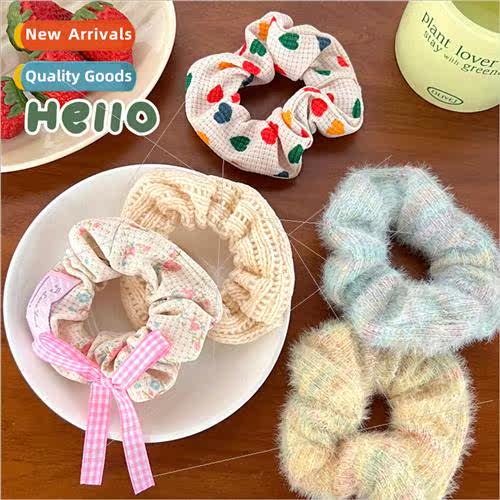 High-color temperament retro large intestine hair bensemble