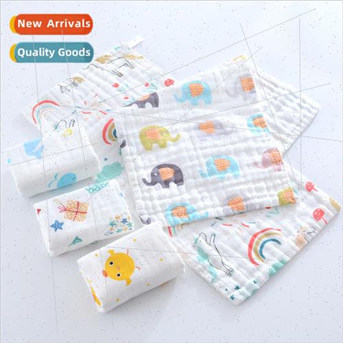 Cotton class A bubble yarn children towel square towel carto
