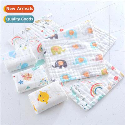 Cotton class A bubble yarn children towel square towel carto