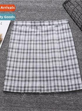 Candy Color Black Lange JK Spring Autumn Half-body Skirt Poc