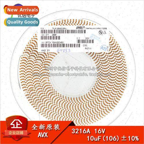 al Genuine SMT Tantalum Capacor 3216A 16V 10UF ±10% TAJA106