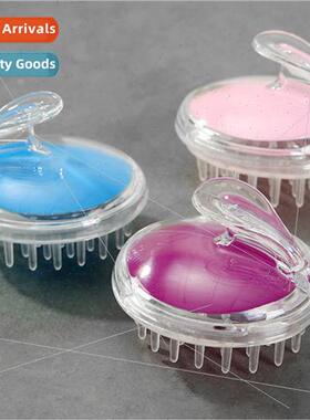 licone massage crystal shampoo brush portable handheld house