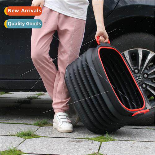 Car trash cans multifunctional car collapsible car telescopi