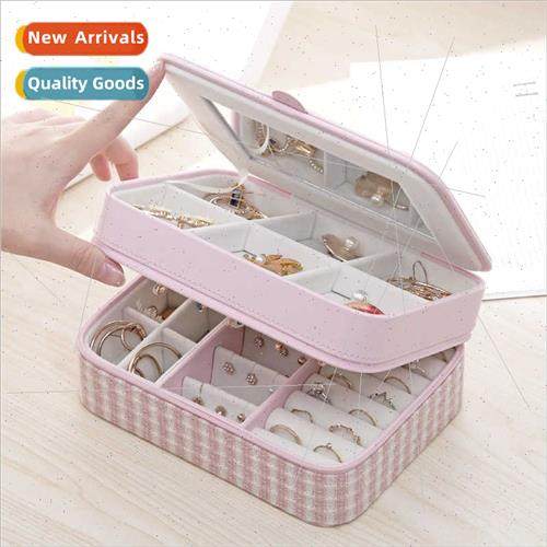 large capacy jewelry storage box girls ring bracelet earring