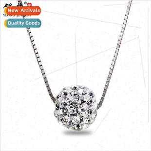 lucky beads shambhala s925 necklace jewelry ball fash silver