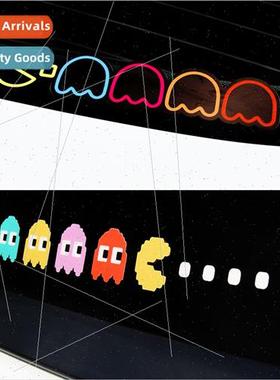 ttle tyrant Pacman car stickers creative personality cute ca