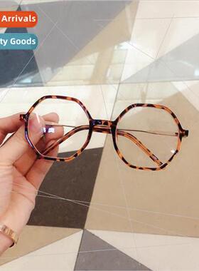 2019 new retro eyeglasses frame male irregular round lerary