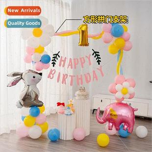 balloon set riser Square water bracket pole filled arch