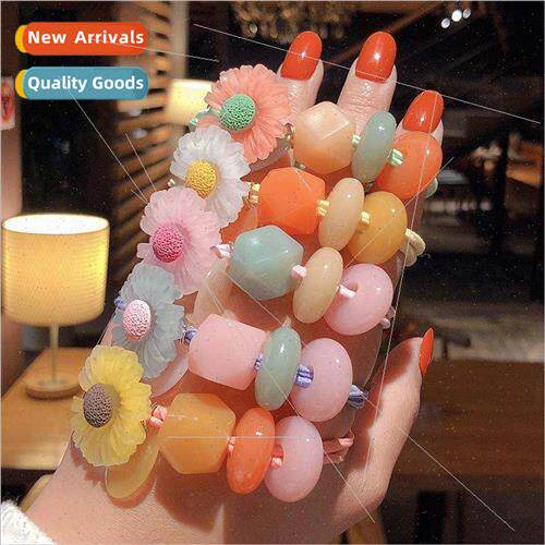 New Korean headband jelly beads small daisy girl heart hair
