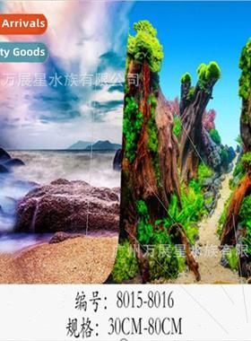 Fish tank background paper 3d three-dimensional high-definio