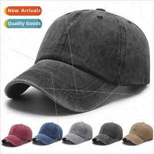 color back tongue female hat duck solid tie Hat ponytail