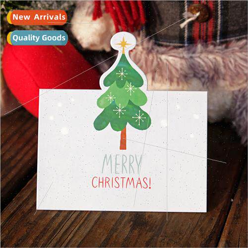 7 Winter Animals wh Envelopes Santa Claus Christmas Tree Elk