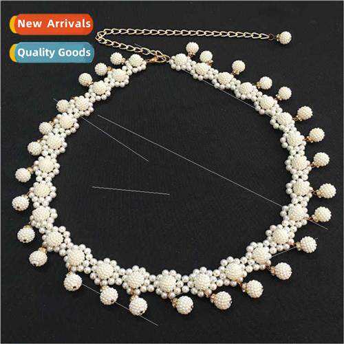 Women fashion sweet tassel pearl waist chain versatile tempe