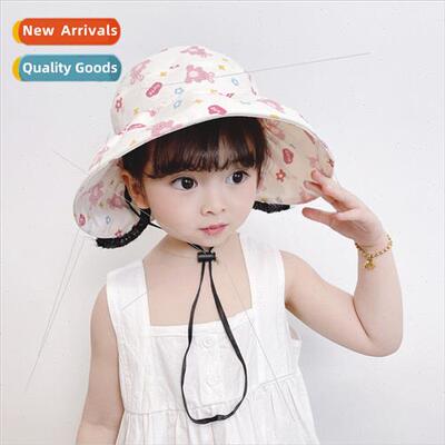 Spring summer  children sunscreen hollow top hat cute baby s