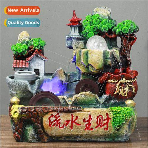 Fountain water fountain home decoration housewarming gift hu - 实物图