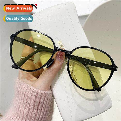 Polarized sunglasses simple large frame glasses vegan thin f