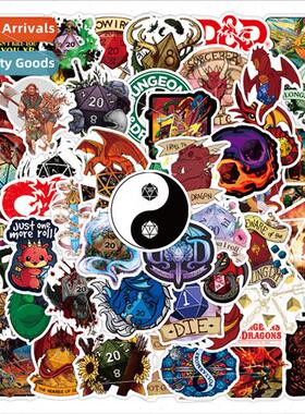 50 Dungeons and Dragons cartoon game characters decorative l