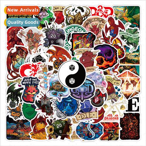 50 Dungeons and Dragons cartoon game characters decorative l