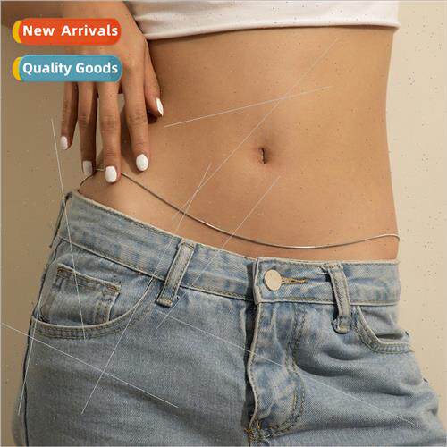 Europe fashion set shooting ladies sexy metal body chain sim