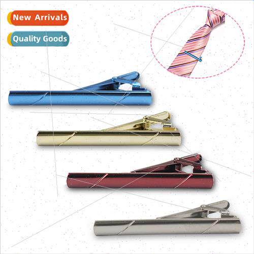 Polished twill simple business mal tie clip men tie clip 359
