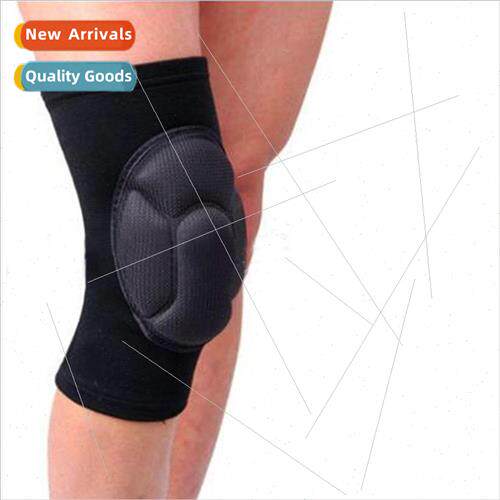 Black even size single sports knee pads basketball skating p