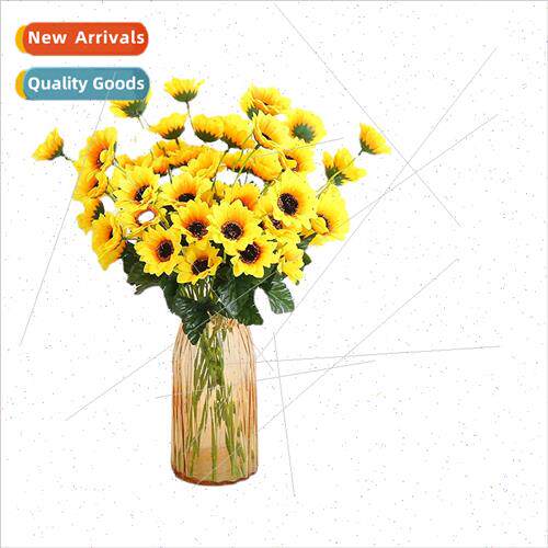 5 long stem sunflower fake flowers simulation sunflower wedd