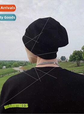 Spring pile hat men fall winter big head circumference knted