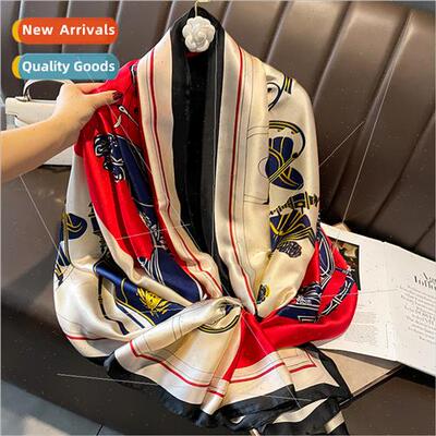 wind light thin color blocking horse carriage simulation sil