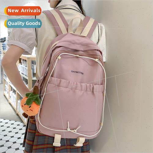 Student shoulder bag female new Korean junior high school ca