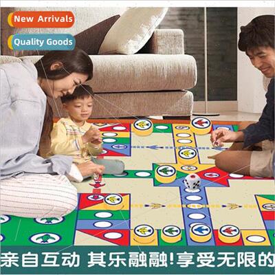 Flying chess game mat folding -slip baby crawling mat game b