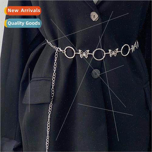 Waist Chain Ladies Butterfly Belt mple Hundred Dress Metal H