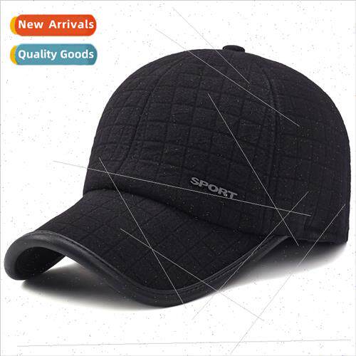Hat Men winter ear protection baseball cap simple atmosphere