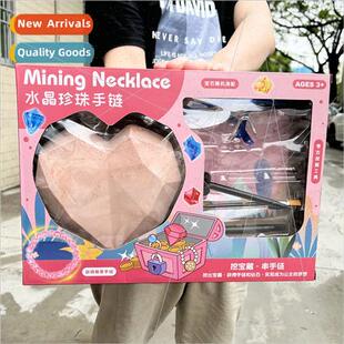 Children archaeological excavation toys ltle girl gemstone n