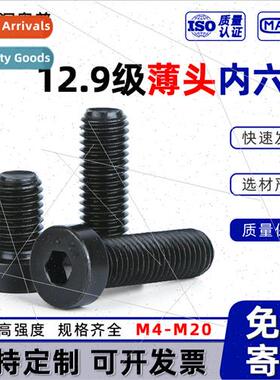 12.9 Thin head hexagon socket screws DIN7984 Alloy steel 40C