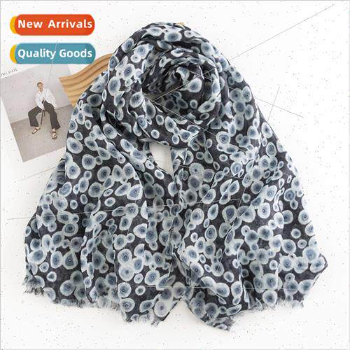 2023 Spring Autumn new fashion cotton linen short beard scar