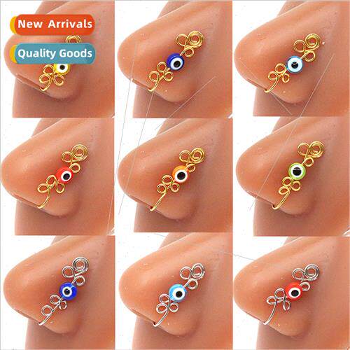 Europe Devil Eye Piercing Jewelry Creative No Piercing Nose