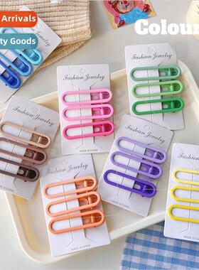 3 pack Japan Korea basic paragraph hollow oval gradient side