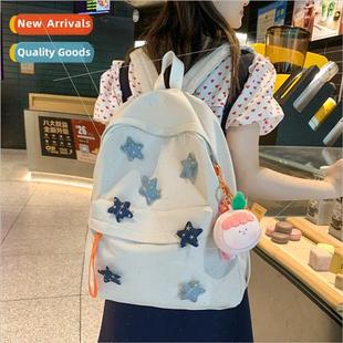 shoulder bag backpack Japan Korean pentagram ins studen girl
