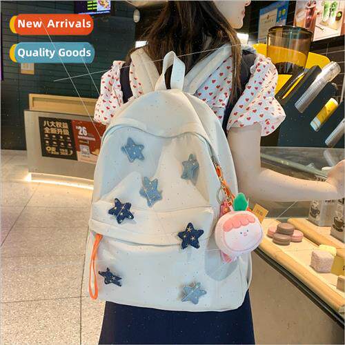 Japan girl pentagram shoulder bag backpack ins Korean studen