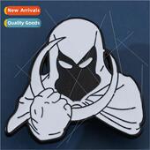 metal moon knight New niche cartoon brooch hundre secondary