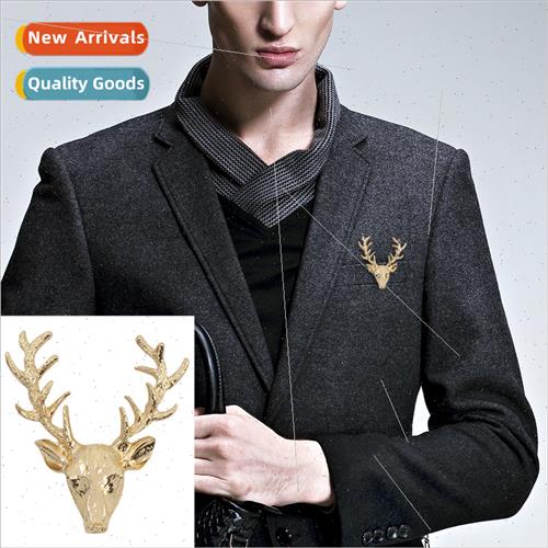 Moose Head Brooch Pin Pin Christmas Shirt Personalized Corsa