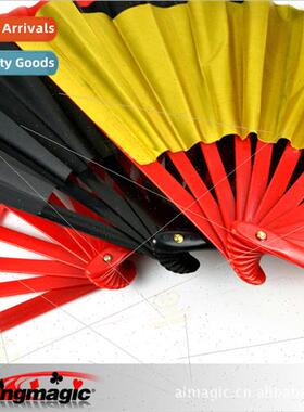 G0787 Professional  Fan Red Black Gold    Props Toys Stage F