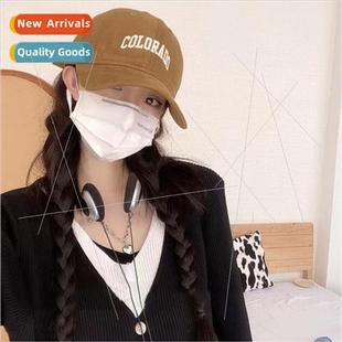 Japanese duck casual summer letter Korean cap New tongue